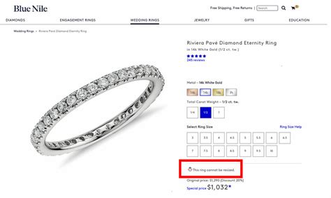 Can Blue Nile Ring Resizing Improve Your Ring's Fit?